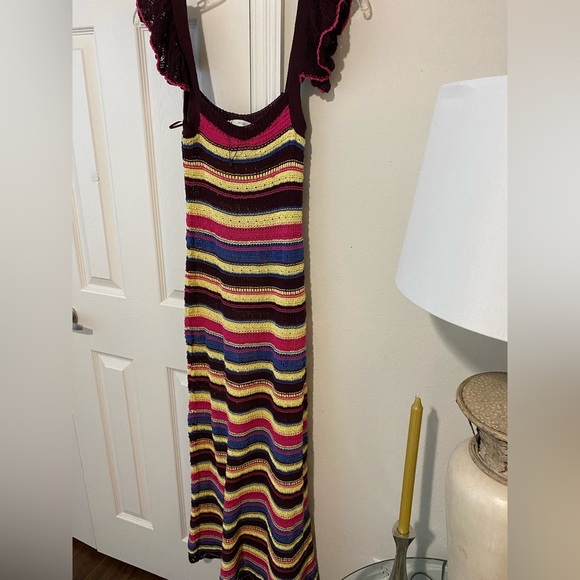ZARA Special Edition Crochet Knit Maxi Dress. Small - Picture 1 of 9